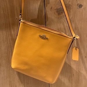 Orange-Peach Coach Crossbody